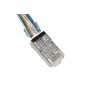 CONFEZIONE 100 CONNETTORI 8 POLI CAT 5E SCHERMATO RJ45 CON INSERTO PER CAVO FLESSIBILE