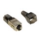 CONNETTORE 8 POLI CAT 6A SCHERMATO RJ45 TOOLESS