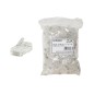 CONFEZIONE 100 CONNETTORI 8 POLI CAT 6 UTP NON SCHERMATO RJ45 CON INSERTO PER CAVO FLESSIBILE