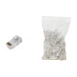 CONFEZIONE 100 CONNETTORI 8 POLI CAT 6 UTP NON SCHERMATO RJ45 PER CAVO FLESSIBILE