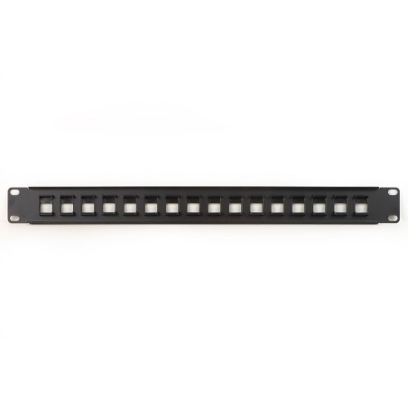 PANNELLO PATCH VUOTO COLORE NERO 16 PORTE