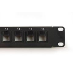 PANNELLO PATCH VUOTO COLORE NERO 16 PORTE