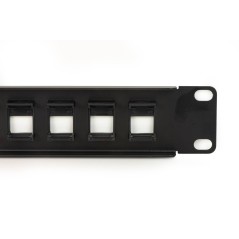 PANNELLO PATCH VUOTO COLORE NERO 16 PORTE