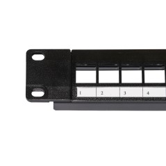 PANNELLO PATCH VUOTO COLORE NERO 24 PORTE