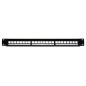 PANNELLO PATCH VUOTO COLORE NERO 24 PORTE
