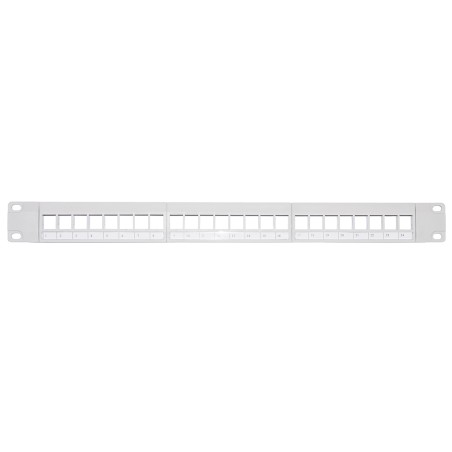 PANNELLO PATCH VUOTO COLORE GRIGIO 24 PORTE