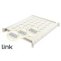 RIPIANO ALLUNGABILE DA 560 A1023 MM PER ARMADI RACK 19" FINO A 1000 MM COLORE GRIGIO CHIARO