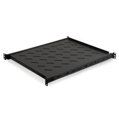 RIPIANO ALLUNGABILE DA 560 A1023 MM PER ARMADI RACK 19" FINO A 1000 MM COLORE NERO