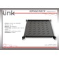 RIPIANO ALLUNGABILE DA 560 A1023 MM PER ARMADI RACK 19" FINO A 1000 MM COLORE NERO