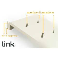 RIPIANO PER ARMADIO 19" 1 UNITA' PROFONDITA' 150 MM. (UNIVERSALE) COLORE GRIGIO