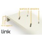 RIPIANO PER ARMADIO 19" 1 UNITA' PROFONDITA' 150 MM. (UNIVERSALE) COLORE GRIGIO