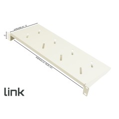 RIPIANO PER ARMADIO 19" 1 UNITA' PROFONDITA' 150 MM. (UNIVERSALE) COLORE GRIGIO