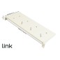 RIPIANO PER ARMADIO 19" 1 UNITA' PROFONDITA' 150 MM. (UNIVERSALE) COLORE GRIGIO