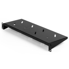 RIPIANO PER ARMADIO 19" 1 UNITA' PROFONDITA' 150 MM. (UNIVERSALE) COLORE NERO