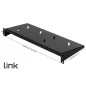 RIPIANO PER ARMADIO 19" 1 UNITA' PROFONDITA' 150 MM. (UNIVERSALE) COLORE NERO