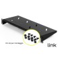 RIPIANO PER ARMADIO 19" 1 UNITA' PROFONDITA' 150 MM. (UNIVERSALE) COLORE NERO