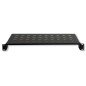 RIPIANO PER ARMADIO 19" 1 UNITA' PROFONDITA' 200 MM. (UNIVERSALE) 2 ATTACCHI (FRONTALI) COLORE NERO RIPIANO PER ARMADIO 19" 1 UNITA' PROFONDITA' 200 MM. (UNIVERSALE) 2 ATTACCHI (FRONTALI) COLORE NERO