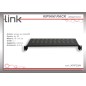 RIPIANO PER ARMADIO 19" 1 UNITA' PROFONDITA' 200 MM. (UNIVERSALE) 2 ATTACCHI (FRONTALI) COLORE NERO RIPIANO PER ARMADIO 19" 1 UNITA' PROFONDITA' 200 MM. (UNIVERSALE) 2 ATTACCHI (FRONTALI) COLORE NERO