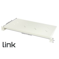 RIPIANO PER ARMADIO 19" 1 UNITA' PROFONDITA' 250 MM. (UNIVERSALE) COLORE GRIGIO