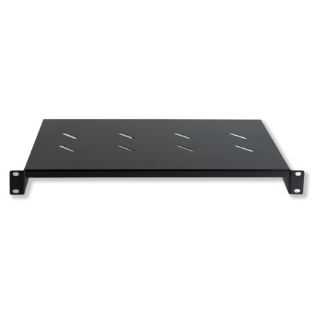 RIPIANO PER ARMADIO 19" 1 UNITA' PROFONDITA' 250 MM. (UNIVERSALE) COLORE NERO