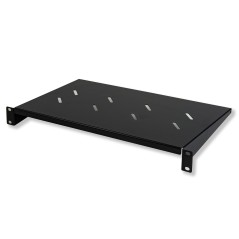 RIPIANO PER ARMADIO 19" 1 UNITA' PROFONDITA' 250 MM. (UNIVERSALE) COLORE NERO