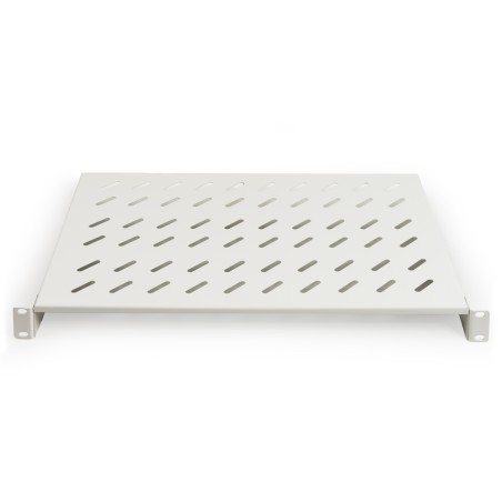 RIPIANO PER ARMADIO 19" 1 UNITA' PROFONDITA' 300 MM. (UNIVERSALE) 2 ATTACCHI (FRONTALI) COLORE GRIGIO