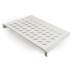 RIPIANO PER ARMADIO 19" 1 UNITA' PROFONDITA' 300 MM. (UNIVERSALE) 2 ATTACCHI (FRONTALI) COLORE GRIGIO