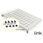 RIPIANO PER ARMADIO 19" 1 UNITA' PROFONDITA' 300 MM. (UNIVERSALE) 2 ATTACCHI (FRONTALI) COLORE GRIGIO RIPIANO PER ARMADIO 19" 1 UNITA' PROFONDITA' 300 MM. (UNIVERSALE) 2 ATTACCHI (FRONTALI) COLORE GRIGIO