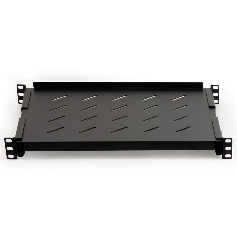 RIPIANO PER ARMADIO RACK 19" ALLUNGABILE 350 MM CON 4 AGGANCI NERO RIPIANO PER ARMADIO RACK 19" ALLUNGABILE 350 MM CON 4 AGGANCI NERO