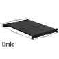 RIPIANO PER ARMADIO RACK 19" ALLUNGABILE 350 MM CON 4 AGGANCI NERO RIPIANO PER ARMADIO RACK 19" ALLUNGABILE 350 MM CON 4 AGGANCI NERO