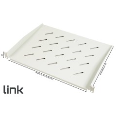 RIPIANO PER ARMADIO 19" 1 UNITA' PROFONDITA' 350 MM. (UNIVERSALE) COLORE GRIGIO