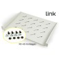 RIPIANO PER ARMADIO 19" 1 UNITA' PROFONDITA' 350 MM. (UNIVERSALE) COLORE GRIGIO