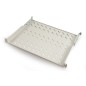RIPIANO PER ARMADIO 19" 1 UNITA' PROFONDITA' 350 MM. (UNIVERSALE) 4 ATTACCHI (FRONTALE+POSTERIORE) COLORE GRIGIO