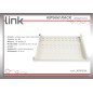 RIPIANO PER ARMADIO 19" 1 UNITA' PROFONDITA' 350 MM. (UNIVERSALE) 4 ATTACCHI (FRONTALE+POSTERIORE) COLORE GRIGIO