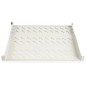 RIPIANO PER ARMADIO 19" 1 UNITA' PROFONDITA' 350 MM. (UNIVERSALE) 4 ATTACCHI (FRONTALE+POSTERIORE) COLORE GRIGIO