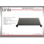 RIPIANO PER ARMADIO 19" 1 UNITA' PROFONDITA' 350 MM. (UNIVERSALE) 4 ATTACCHI (FRONTALE+POSTERIORE) COLORE NERO