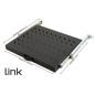 RIPIANO UNIVERSALE PER ARMADIO RACK 19" ESTRAIBILE SU BINARI TELESCOPICI 1 UNITA' NERO 370 MM. RIPIANO UNIVERSALE PER ARMADIO RACK 19" ESTRAIBILE SU BINARI TELESCOPICI 1 UNITA' NERO 370 MM.