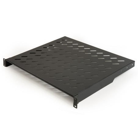 RIPIANO PER ARMADIO 19" 2 UNITA' PROFONDITA' 400 MM. (UNIVERSALE) COLORE NERO
