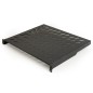 RIPIANO PER ARMADIO 19" 2 UNITA' PROFONDITA' 400 MM. (UNIVERSALE) COLORE NERO