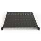 RIPIANO PER ARMADIO 19" 2 UNITA' PROFONDITA' 400 MM. (UNIVERSALE) COLORE NERO