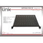 RIPIANO PER ARMADIO 19" 2 UNITA' PROFONDITA' 400 MM. (UNIVERSALE) COLORE NERO
