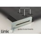 RIPIANO PER ARMADIO 19" 1 UNITA' PROFONDITA' 450 MM. (UNIVERSALE) 4 ATTACCHI (FRONTALE+POSTERIORE) COLORE NERO