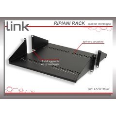 RIPIANO PER FRAME DI MONTAGGIO LINK LK42US PROFONDITA' 450 MM
