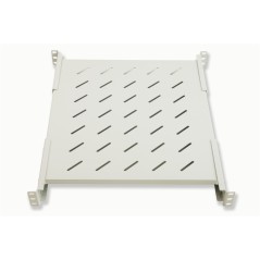RIPIANO PER ARMADIO RACK 19" ALLUNGABILE 550 MM CON 4 AGGANCI GRIGIO