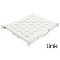 RIPIANO PER ARMADIO RACK 19" ALLUNGABILE 550 MM CON 4 AGGANCI GRIGIO