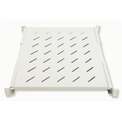RIPIANO PER ARMADIO RACK 19" ALLUNGABILE 550 MM CON 4 AGGANCI GRIGIO