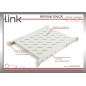 RIPIANO PER ARMADIO RACK 19" ALLUNGABILE 550 MM CON 4 AGGANCI GRIGIO