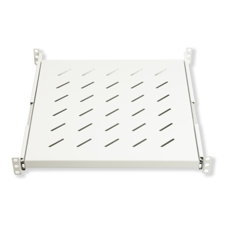 RIPIANO UNIVERSALE PER ARMADIO RACK 19" ESTRAIBILE SU BINARI TELESCOPICI 1 UNITA' GRIGIO 550MM.