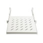 RIPIANO UNIVERSALE PER ARMADIO RACK 19" ESTRAIBILE SU BINARI TELESCOPICI 1 UNITA' GRIGIO 550MM.