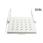 RIPIANO UNIVERSALE PER ARMADIO RACK 19" ESTRAIBILE SU BINARI TELESCOPICI 1 UNITA' GRIGIO 550MM.